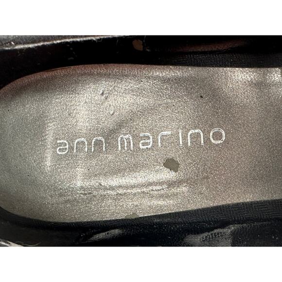 Ann Marino Fabric Heels With Bow Accent 9 1/2 - Picture 6 of 8